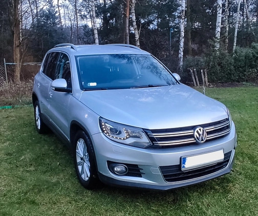 Volkswagen Tiguan cena 42900 przebieg: 283000, rok produkcji 2012 z Warszawa małe 137
